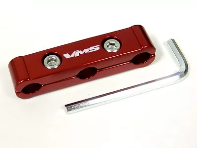 1pc Vms Racing 3 Hole Spark Plug Wire Divider Separator I3 V6 V12 Red • $8.99