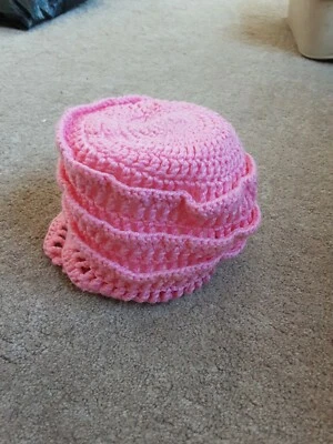 £1.50 • Buy Vintage Retro 70s Knitted Pink Toilet Roll Cover