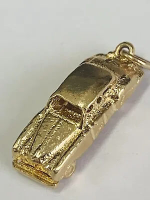 9ct Yellow Gold 1970's Opening Car Rolls Royce?  3d Charm • £125