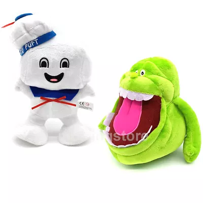 Ghostbusters Plush Toys Marshmallow Man/Slimer Green Ghost Stuffed Doll Kid Gift • $18.99