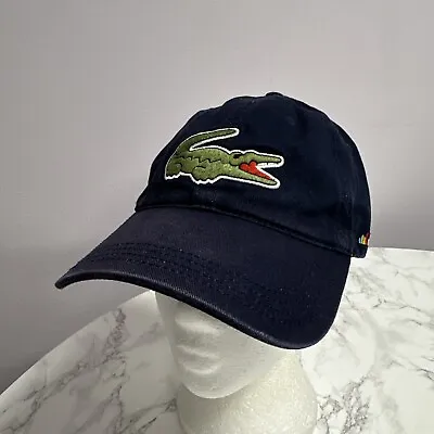 Lacoste Dark Blue Baseball Cap Hat. One Size Fits Most Adjustable • £30.99