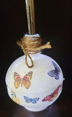 Decoupeage Bottle Light/lamp. Butterfly Design. /home Decor/handmade • £5.99