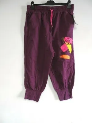 Zumba  Wear Da Zumba Funk Baggy Capris Pants Violet Vibes Size S DH101 AA 09 • £48.99