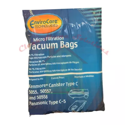 $57.99 • Buy Kenmore 5055 50557 50558 Vacuum Bags Type C & Q Micro Filtration