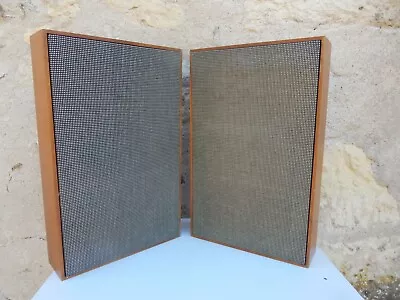 1960s  1970s  Era  Hi Fi  Speakers  A  Pair   With Damp Marks To Front Fabric  • £119.99