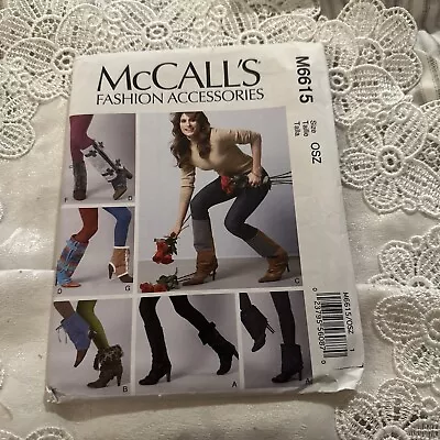 McCalls M6615 Spats Steampunk UNCUT Factory Folded Pattern • $8