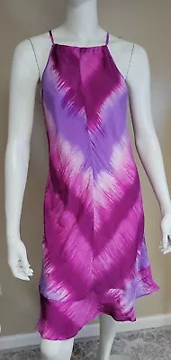 NWOT Echo Silk  Maxi Dress Cover Up Size S Pinks/Purple EH • $23.79