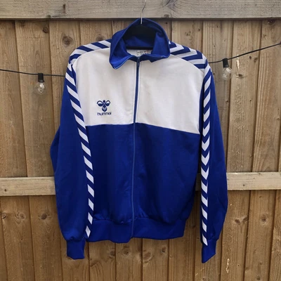 £34.99 • Buy Vintage 70s Hummel Blue Full Zip Track Jacket 
