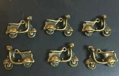 £4 • Buy 6 Scooter 3d Charms  Antique Bronze Retro Mod 60s Steam Punk Jewellery Making