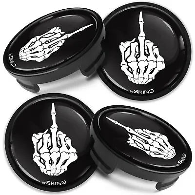 £17.99 • Buy Compatible With Ford Wheel Center Caps Alloy Hub Centre Badge 54mm Skull White