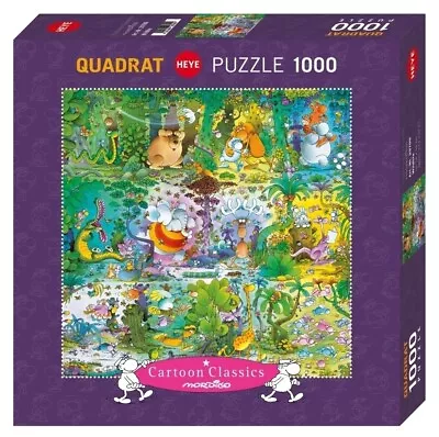 (HY29799) - Heye Puzzles - 1000 Pc Wildlife Mordillo • $17.07