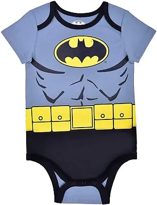 £14 • Buy Batman Costume DC Comics Babygrow Bodysuit Baby Clothes (6 Months)