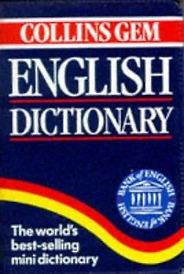 Collins Gem English Dictionary (Collins Gems)  Used; Good Book • £2.85