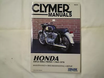 Honda 450 & 500cc Twin Clymer Manual 1965-1976 • $25