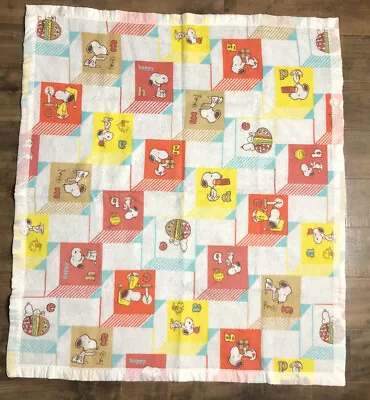 Vintage Chatham Peanuts Blanket 1958 1965 • $18.73