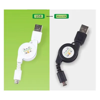 Retractable USB Sync&Charger Cable For IPhone 4 /4s/5/5s/5c/6/6s Samsung Mobile • $1.42