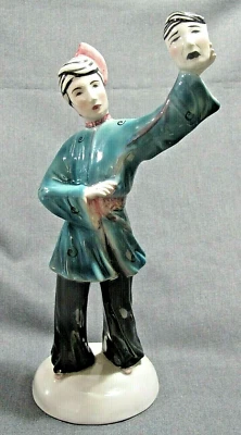 $89.99 • Buy Vge Goldscheider Tragedy Oriental Actor Holding A Mask Figure Barbara Loveday