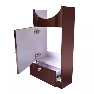 Dark Oak Wall Mounted Bathroom Cabinet • $289.99