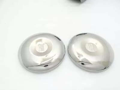 Vintage Fiat Car 9  Center Wheel Hub Caps/Cover Chromed Steel X2 Caps • $144.57