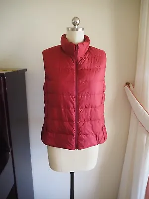 Uniqlo Ultra Light Down Vest Maroon Red Size XS • $13