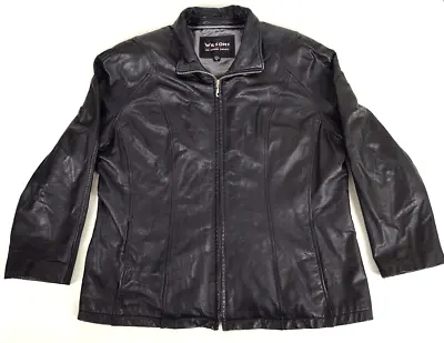 Wilson Leather Coat Unisex XL Black The Leather Experts • $48.87