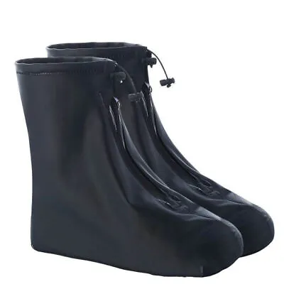 Waterproof Foldable Galoshes Shoe Covers Not-Slip Raining Shoes Camping UK • £6.59