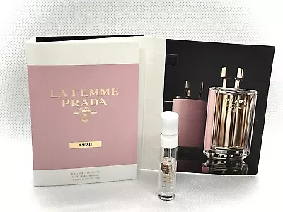 £4.55 • Buy PRADA MILANO LA FEMME L'WAU 1.5ml EDT SAMPLE SPRAY