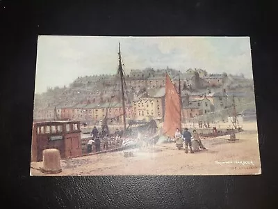 Artist Drawn The Harbour BRIXHAM Devon - W. W. Quatremain • £3.99