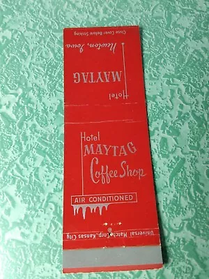 Vintage Matchbook Collectible Ephemera X2 Newton Iowa Maytag Coffee Shop • $59.99