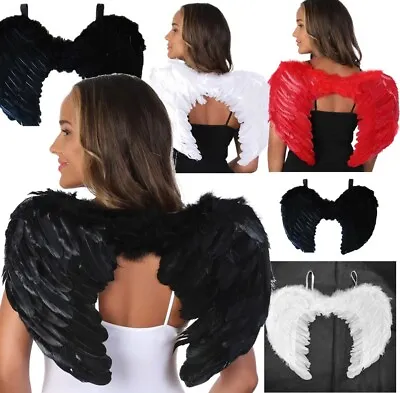 £2.99 • Buy Halo Devil Angel Wings Devil Wings Cosplay Costume Fancy Dress Halloween Wings