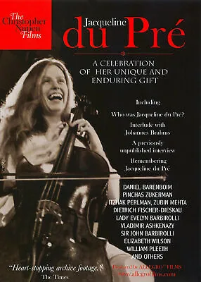 Jacqueline Du PrÉ: A Celebration Of Her Unique And Enduring Gift New Region 0 Dv • £31.61