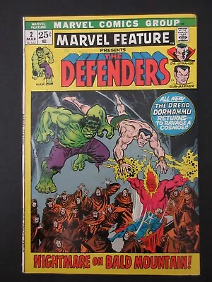 Marvel Feature #2 (5.5 Fn-) The Defenders!  Bronze Age Marvel 1971 • $0.99