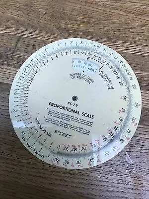 Vintage C-Thru Ruler Company Proportional Scale - PS 79  - 6  - USA • $8