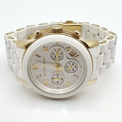 Michael Kors MK5145 Analog Quartz Date|Dial WR 10ATM Watch Runs New Battery • $33