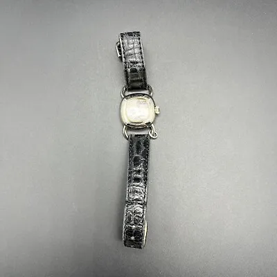 I Love Lucy Fossil Watch LI-1420 Limited 1304/ 10000 Black Leather Band UNTESTED • $39