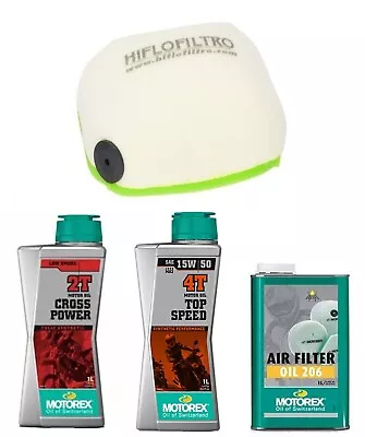 Motorex 2t Gearbox & Filter Oils Inc Air Filter Set Ktm Exc 250 Tpi 2018 2019 • $96.16
