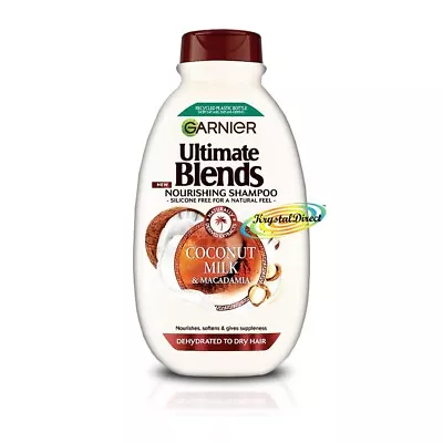 Garnier Ultimate Blends Nourishing Coconut Milk & Macadamia Shampoo 400ml • £8.89