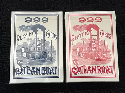 Dan & Dave Steamboat Playing Cards 2 Decks NEW 2012 • $59.99