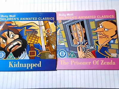 £1.59 • Buy 2 X CHILDRENS ANIMATED CLASSICS = KIDNAPPED / PRISONER OF ZENDA = 2 X  PROMO