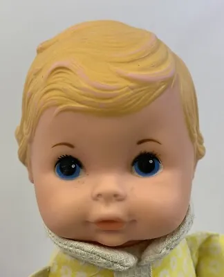 Fisher Price Honey Baby 13” Doll Stuffed Sitter #208 Yellow Vintage 1975 Toy • $25.25