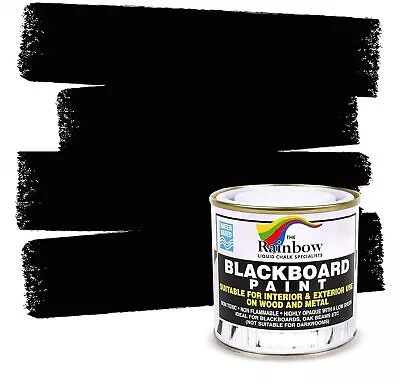 RAINBOW CHALK MARKERS LTD Blackboard Paint 250ml 250 Millilitre (Pack Of 1)  • £9.29