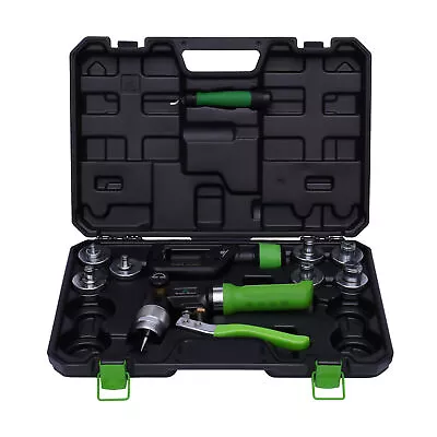 HVAC Hydraulic Expander 3/8 -1-1/8  Swaging Tool Set For Copper Tubing Expanding • $190.95