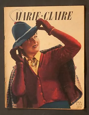 'marie-claire' French Vintage Magazine 17 November 1939 • $11.83