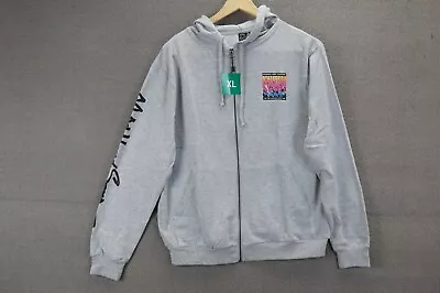 Maui And Sons Zip Up Hoodie Surfer Style Gray Brand New XL • $15.99