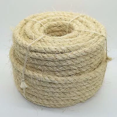 Natural Sisal Rope Cat Cats Scratching Post Claw Control Toys Crafts Pets Animal • £169.38