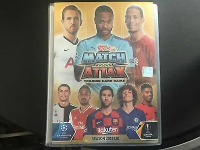 £50 • Buy Match Attax 2019/20 Complete Folder Album Base 1-256 With Gold And Super Squad