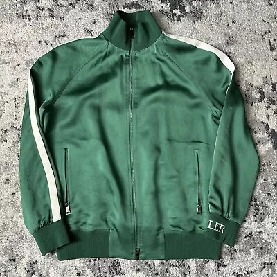 Moncler Camicia Logo Cuff Track Jacket Green Women’s Size 42 • $100