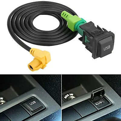USB Car Switch Socket With Cable For RCD510 RCD310 VW Golf/GTI/R MK5 MK6 Jetta • $15.09
