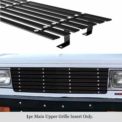 Fits 1982-1990 Chevy S10 Pickup/Blazer/S15/Jimmy Black Wide Rivet Billet Grille • $59.99