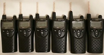 6 NOS Motorola XU1100 UHF 2-Way Radio Walkie Talkie 1 Watt 1 Channel • $103.99